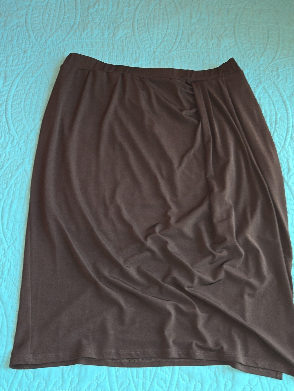 Travel Elements Classic Black Pull-On Pencil Skirt - Women Size XL